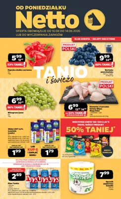 Netto gazetka - od 10/08/2026 do 14/08/2026